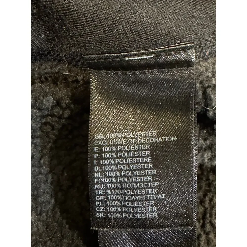 The North Face Men’s Black Zip Up Fleece Jacket Large Full‎ Zip